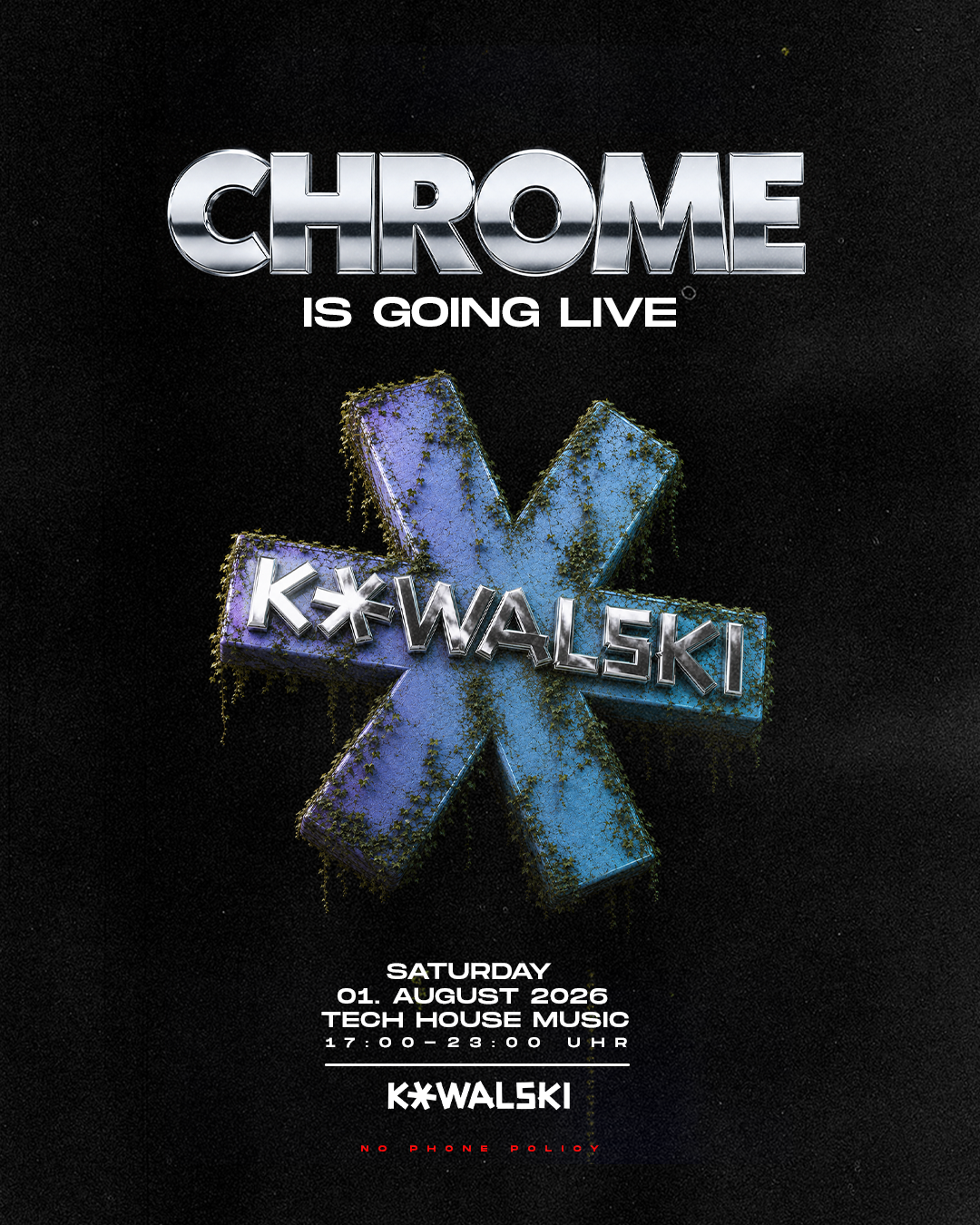 CHROME Vol. I — Samstag 01. August